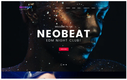 Neobeat – Night Club & Entertainment WordPress Theme neobeat night club entertainment wordpress theme