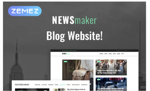 Newsmaker – News Blog Multipurpose Modern Elements WordPress Theme newsmaker news blog multipurpose modern elements wordpress theme