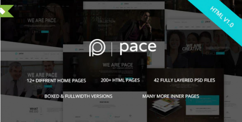 Pace – Responsive MultiPurpose HTML5 Template pace responsive multipurpose html template