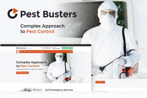 Pest Busters – Pest Control WordPress Theme pest busters pest control wordpress theme