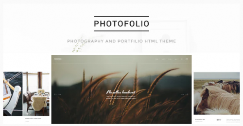 Photofolio – Photography & Portfolio HTML Template photofolio photography portfolio html template