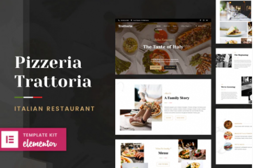 Pizzeria Trattoria – Italian Restaurant Elementor Template Kit pizzeria trattoria italian restaurant elementor template kit