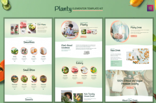 Planty – Cafe & Restaurant Template Kit planty cafe restaurant template kit