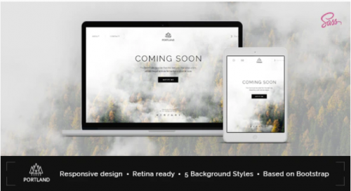 Portland — Creative Coming Soon & Maintenance Mode Template portland — creative coming soon maintenance mode template