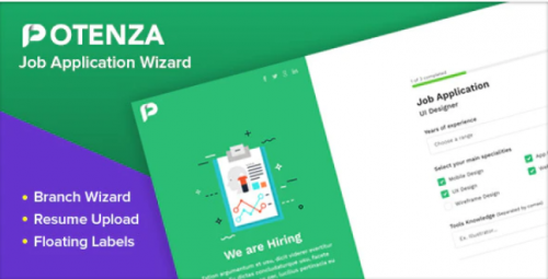 Potenza – Job Application Form Wizard potenza job application form wizard