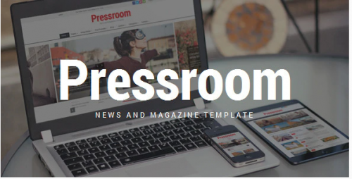Pressroom – Responsive News and Magazine Template pressroom responsive news and magazine template