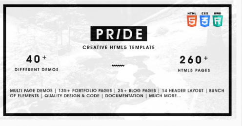 Pride – Multipurpose HTML5 Template pride multipurpose html template