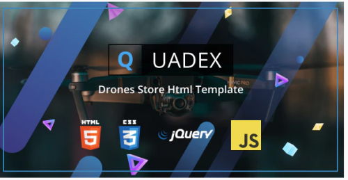 Quadex – Drones Store Html Template quadex drones store html template