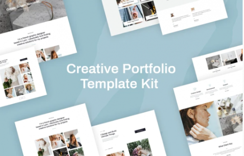 Quanzo – Creative Portfolio Template Kit quanzo creative portfolio template kit