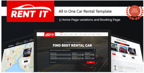 Rent It – Car Rental Template with RTL Support rent it car rental template with rtl support