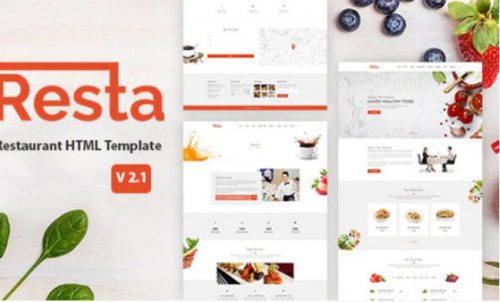 Resta – Restaurant HTML Template resta restaurant html template