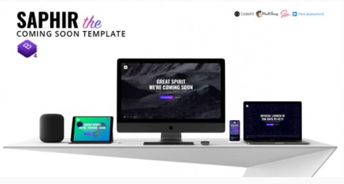 SAPHIR – The Coming Soon Template saphir the coming soon template