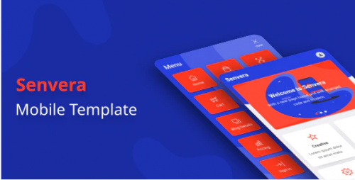 Senvera – Mobile Template senvera mobile template