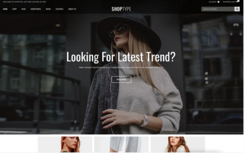 ShopType – Fashion Store WooCommerce Theme shoptype fashion store woocommerce theme