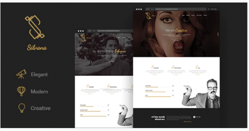 Silvana – Creative Onepage Agency Template silvana creative onepage agency template