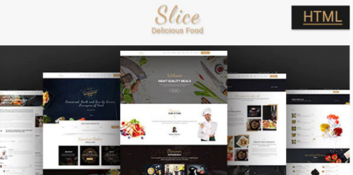 Slice Restaurant – Responsive Bootstrap Template slice restaurant responsive bootstrap template