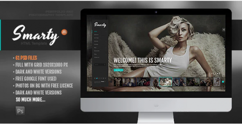 Smarty – Creative Agency & Portfolio Template with RTL Version smarty creative agency portfolio template with rtl version
