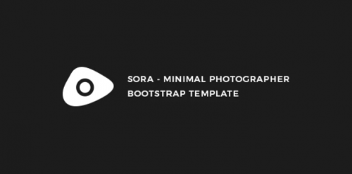 Sora – Minimal Photographer Template sora minimal photographer template