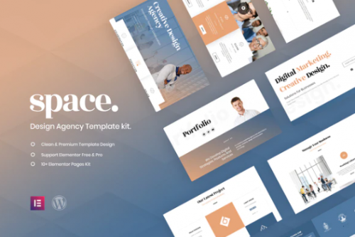 Space – Creative Agency Template Kit space creative agency template kit