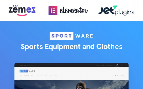 SportWare – Sport Equipment & Clothes WooCommerce Theme sportware sport equipment clothes woocommerce theme