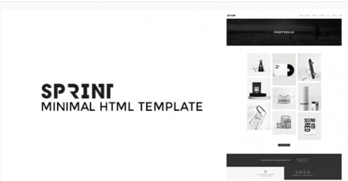 Sprint – Minimal Responsive HTML Portfolio sprint minimal responsive html portfolio