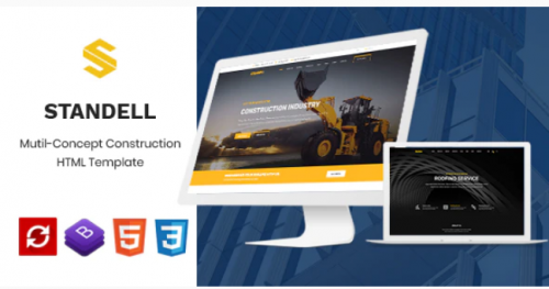 Standell | Multipurpose Construction HTML Template standell multipurpose construction html template