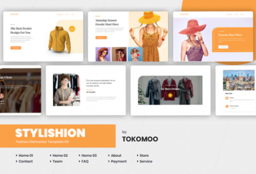 Stylishion | Fashion Elementor Template Kit stylishion fashion elementor template kit