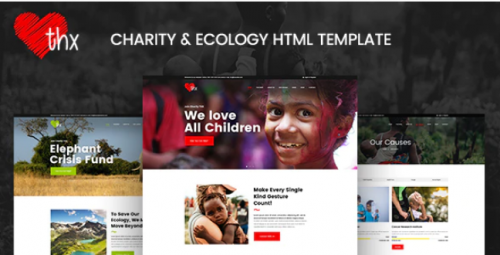 THX – Charity & Ecology HTML Template thx charity ecology html template