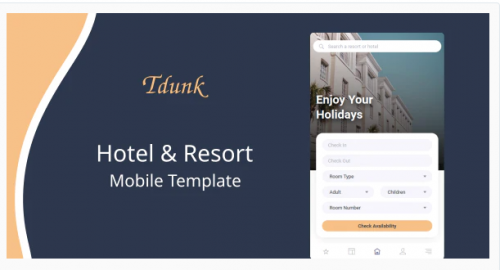 Tdunk – Hotel & Resort Mobile Template tdunk hotel resort mobile template