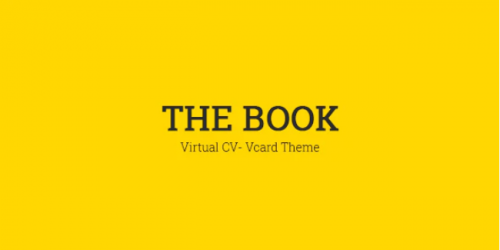 The Book : Personal vCard Template the book personal vcard template