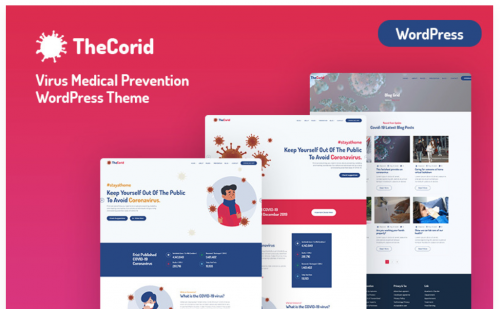 Thecorid – Corona Virus(Covid-19) Medical Prevention WordPress Theme thecorid corona viruscovid medical prevention wordpress theme
