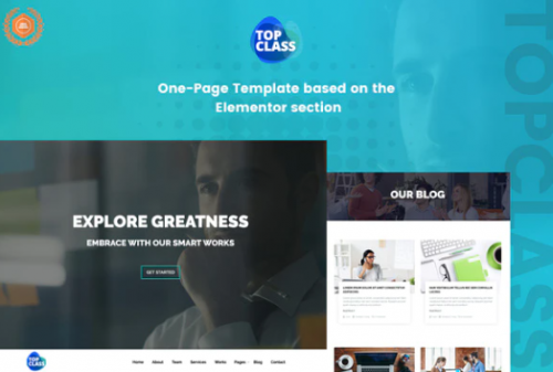 TopClass – Business & Agency Template Kit topclass business agency template kit