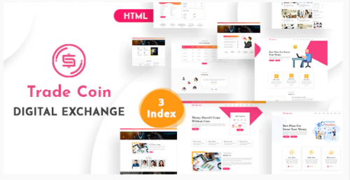 Trade Coin – Digital Exchange HTML Template trade coin digital exchange html template