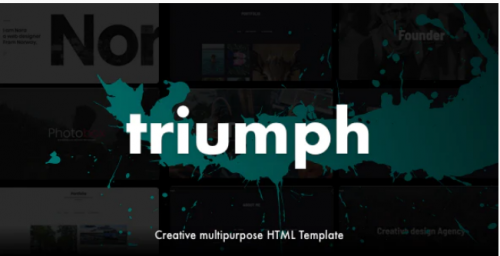 Triumph – Creative Multipurpose One Page HTML Template triumph creative multipurpose one page html template