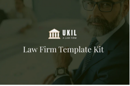 Ukil – Law Firm Template Kit ukil law firm template kit