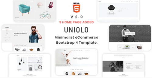 Uniqlo – Minimal HTML Template uniqlo minimal html template