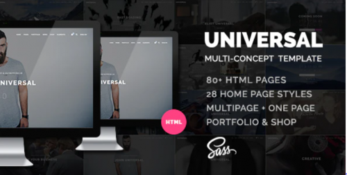 Universal – Smart Multi-purpose html5 template universal smart multi purpose html template