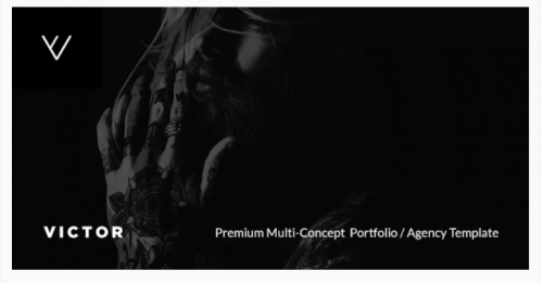 VICTOR – Premium Creative Portfolio / Agency / Photography / Personal / Multi-Concept Web Template victor premium creative portfolio