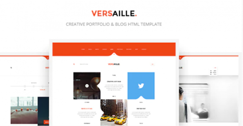 Versaille – Personal Blog HTML5 Template versaille personal blog html template