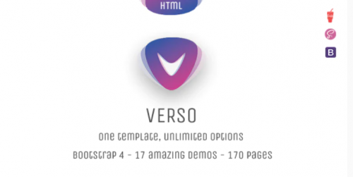 Verso – Unique Responsive Multipurpose Bootstrap 4 HTML Template verso unique responsive multipurpose bootstrap html template