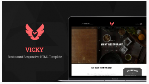Vicky – Responsive HTML Template vicky responsive html template