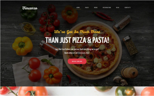 Vincenzo – Delicious Pizza Restaurant Responsive WordPress Theme vincenzo delicious pizza restaurant responsive wordpress theme