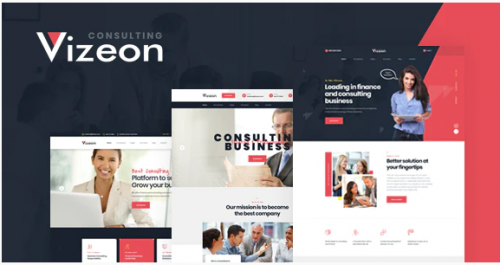 Vizeon – Business Consulting HTML Template vizeon business consulting html template