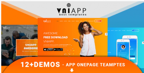 VniApp – Showcase Mobile App HTML Template vniapp showcase mobile app html template