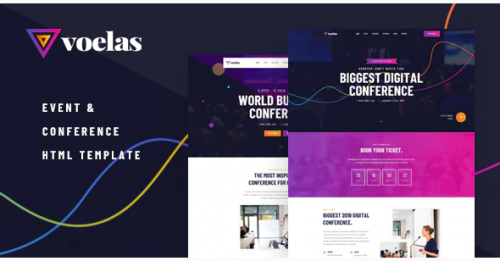 Voelas – Event & Conference HTML Template voelas event conference html template
