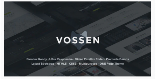 Vossen – Responsive Parallax Multipurpose Template vossen responsive parallax multipurpose template