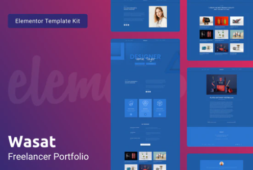 Wasat — Creative Portfolio Template Kit wasat — creative portfolio template kit