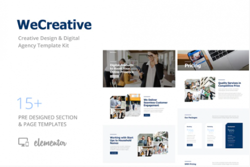 WeCreative – Digital Agency Template Kit wecreative digital agency template kit