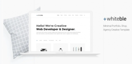 Whiteble – Minimal Portfolio, Agency, Shop, Creative HTML Template whiteble minimal portfolio agency shop creative html template