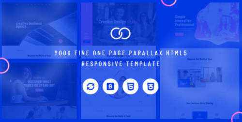 Yoox – Fine One Page Parallax HTML5 Responsive Template yoox fine one page parallax html responsive template